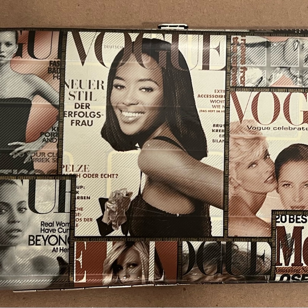 Vogue Magazine Print Women's Clutch